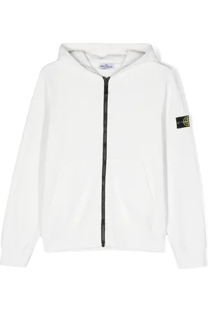 Stone Island Gefütterte Kapuzenjacke mit Kompass
