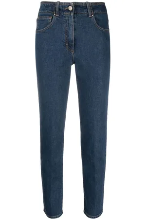 PESERICO SIGN Weite Jeans mit hohem Bund