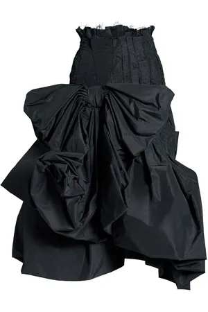 Maison Margiela Geraffter Rock mit Schleife