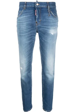 Dsquared2 Tapered-Hose mit Logo-Schild