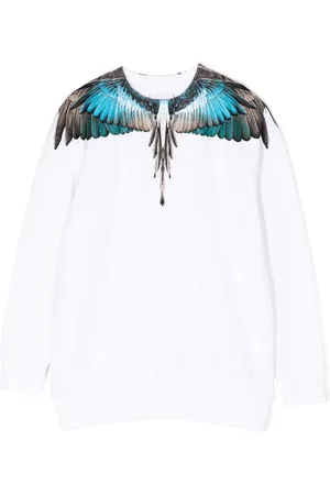MARCELO BURLON Sweatshirt mit Flügel-Print