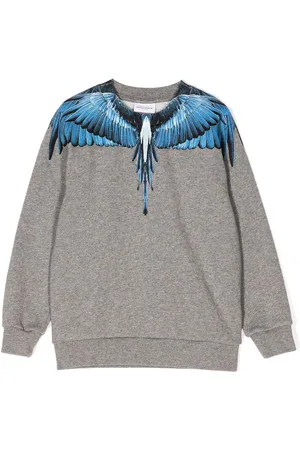 MARCELO BURLON Sweatshirt mit Flügel-Print