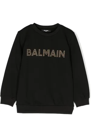 Balmain Sweatshirt mit Logo-Verzierung