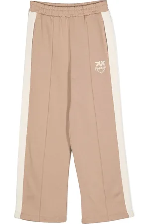Pinko Gerade Hose mit Logo-Print