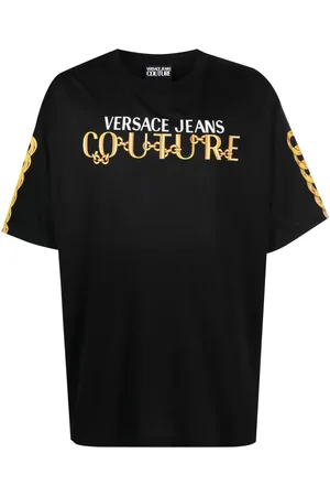 VERSACE T-Shirt mit Ketten-Print