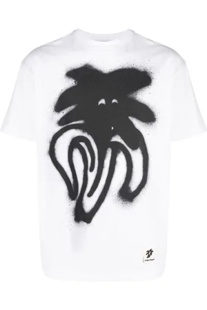 Palm Angels T-Shirt mit Graffiti-Print