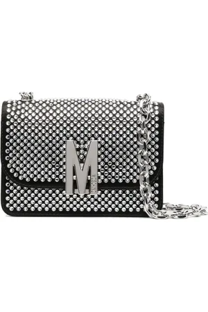 Moschino Umhängetasche mit Kristallen