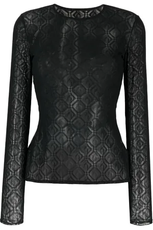 Marine Serre Second Skin Jacquard-Top