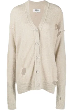 Maison Margiela Cardigan in Distressed-Optik
