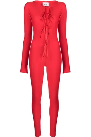 Atu Body Couture Catsuit mit Satin-Finish