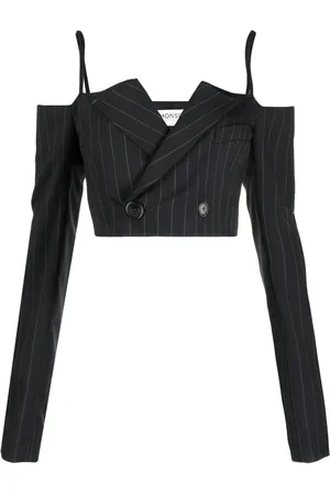 MONSE Schulterfreie Cropped-Jacke