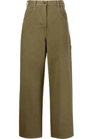 NILI LOTAN Weite High-Waist-Jeans