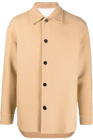 Jil Sander Langärmelige Hemdjacke mit Knöpfen
