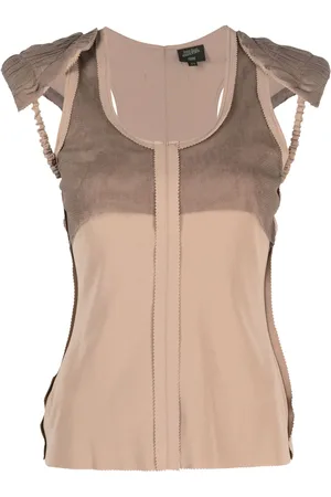 Jean Paul Gaultier 2000s Tanktop mit Schulterpolstern