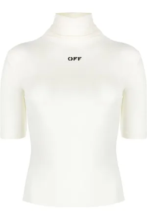 OFF-WHITE Rollkragenoberteil mit Eidechsen-Print