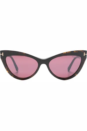 Tom Ford Brille mit getönten Clip-On-Gläsern