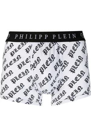 Philipp Plein Shorts mit Logo-Bund
