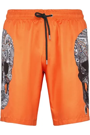 Philipp Plein Badeshorts mit Totenkopf-Print