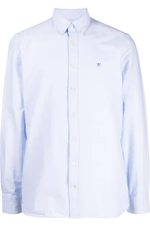 Hackett Hemd mit Logo-Stickerei