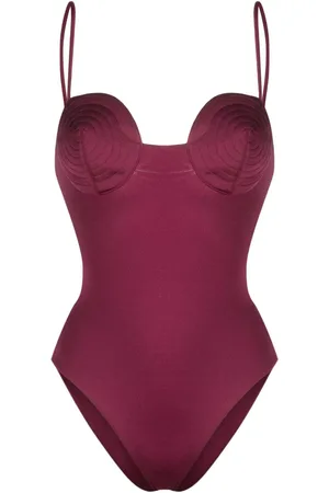 Noire Swimwear Badeanzug mit Stickerei