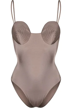 Noire Swimwear Badeanzug mit rundem Ausschnitt