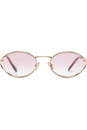 Miu Miu Sonnenbrille mit ovalem Gestell