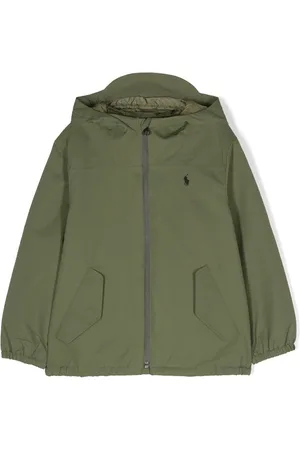 Ralph Lauren Kapuzenjacke mit Pony-Stickerei