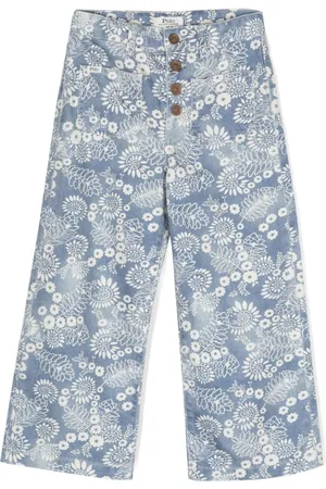 Ralph Lauren Weite Jeans mit Blumen-Print