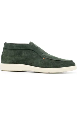 santoni Slip-On-Boots aus Wildleder