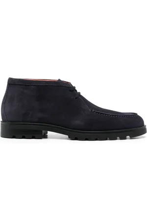 santoni Rock Schnürstiefel aus Wildleder