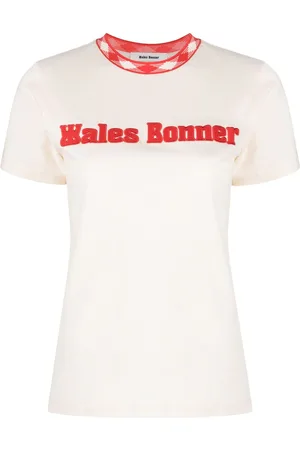 WALES BONNER T-Shirt mit Logo-Applikation
