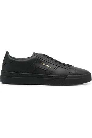 santoni Sneakers mit Logo-Print