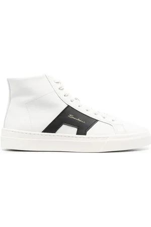 santoni High-Top-Sneakers mit Logo