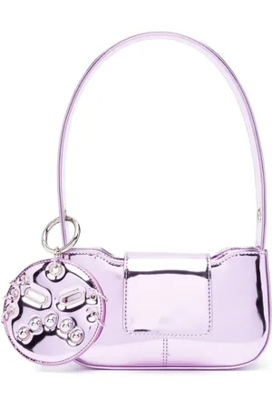 Justine Clenquet Schultertasche in Metallic-Optik