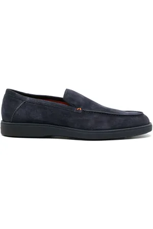 santoni Loafer aus Wildleder