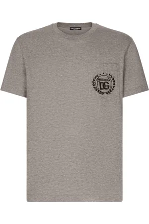 Dolce & Gabbana T-Shirt mit Logo-Stickerei