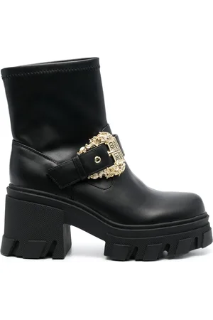 VERSACE Stiefel mit Zierschnalle 75mm