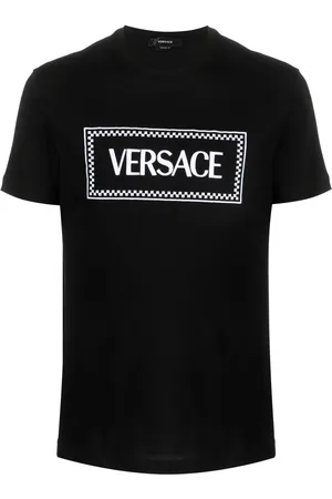 VERSACE 90s Logo T-Shirt mit Stickerei