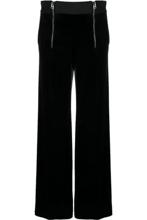 Tom Ford High-Waist-Hose mit weitem Bein