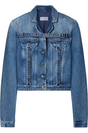 OFF-WHITE Jeansjacke mit Gürtel