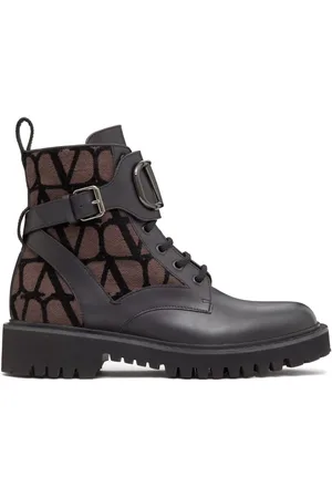 VALENTINO GARAVANI Toile Iconographe Stiefel 35mm