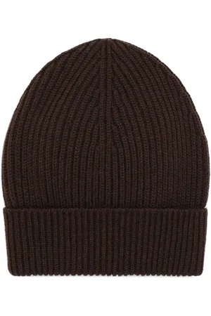 Dolce & Gabbana Gerippte Beanie mit Umschlag