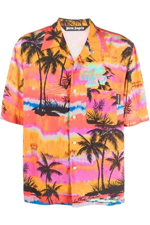 Palm Angels Hemd mit Palmen-Print