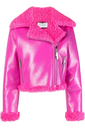 Philipp Plein Jacke mit Faux Shearling