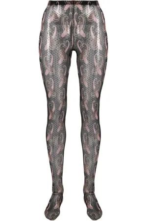 Etro Strumpfhose mit Paisley-Print