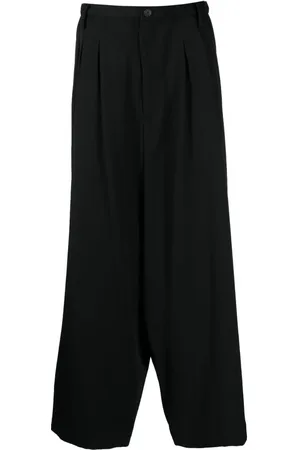 YOHJI YAMAMOTO Tapered-Hose mit Bundfalten