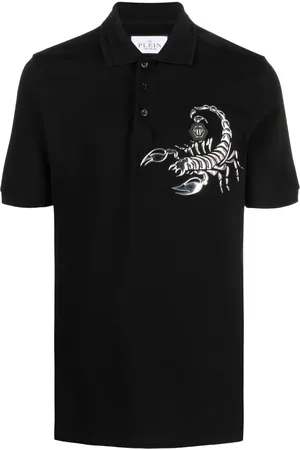 Philipp Plein Poloshirt mit Skorpion
