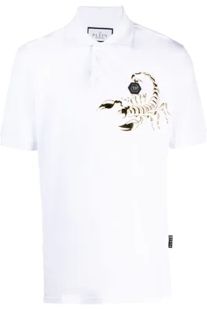 Philipp Plein Poloshirt mit Skorpion