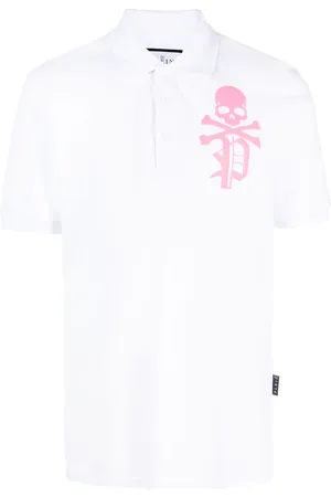 Philipp Plein Skull and Bones Poloshirt