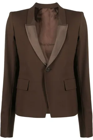 Rick Owens Einreihiger Blazer mit Schalkragen